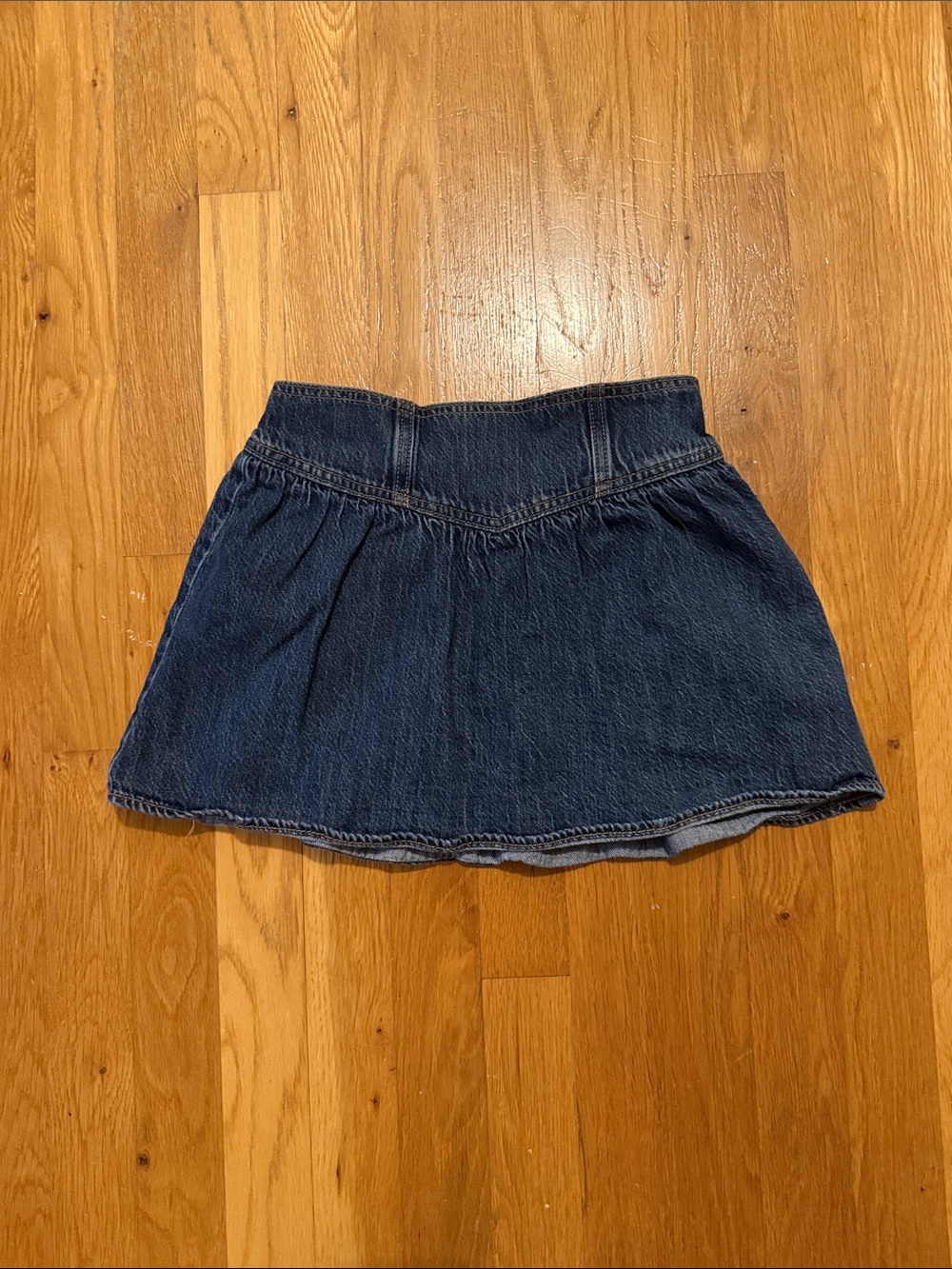 abercrombie kids Dark Blue Denim Skort
